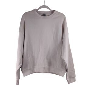 Savage x Fenty Cream Oversized Sweatshirt, Size Medium